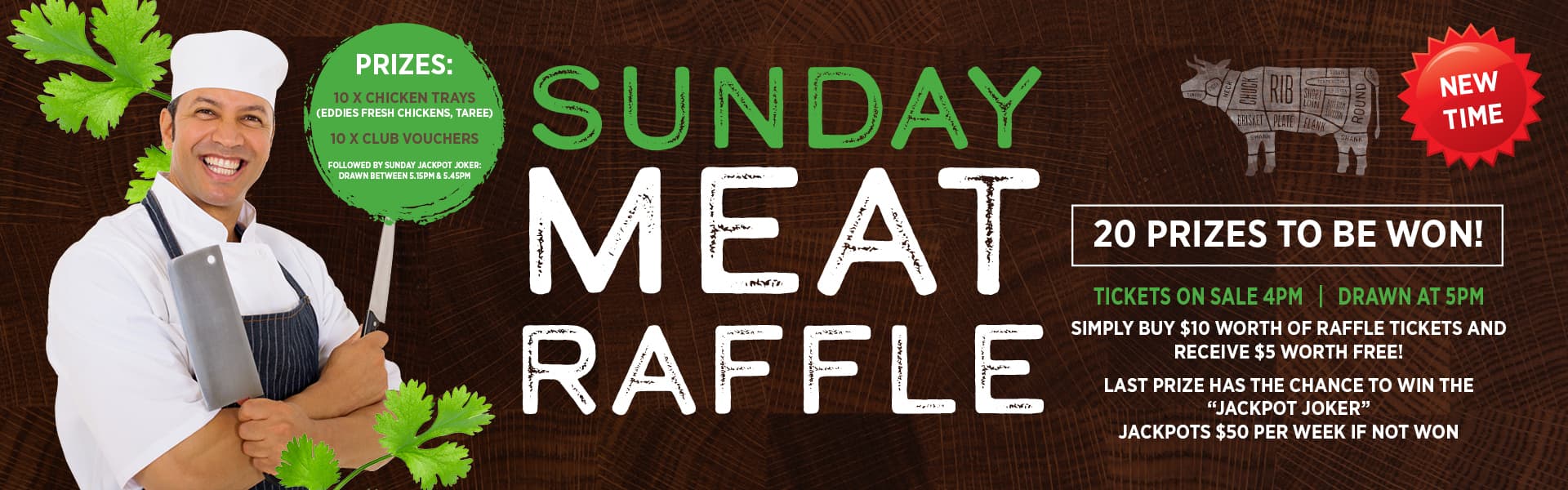 Raffles, Draws and Promotions Taree Aquatic Club Dining on the