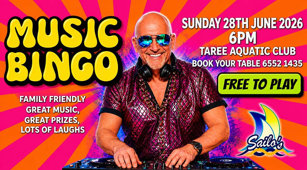 Opimised - Sailos - Musical Bingo 28th June 2026