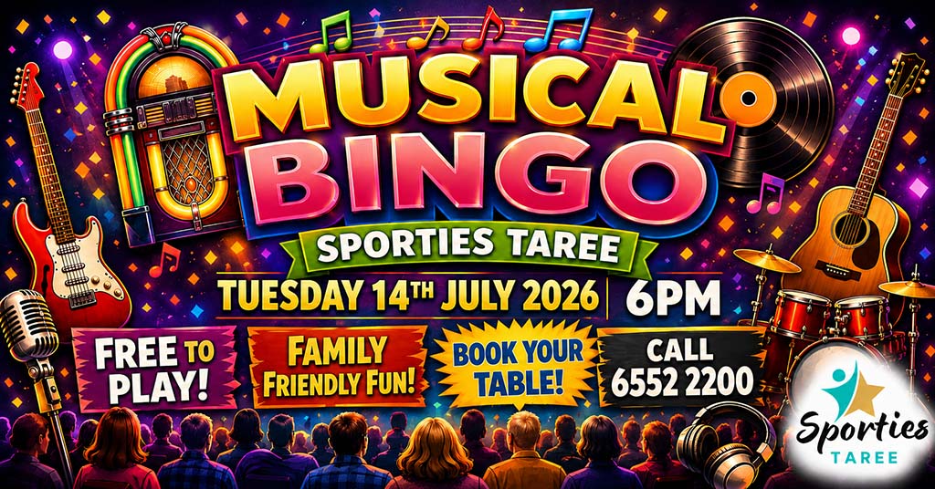 Optimised - Sporties - Musical Bingo 14th July 2026