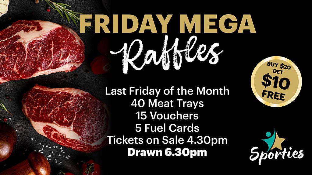 Taree League Sports Club - Friday Mega Raffles Taree League Sports Club - Friday Mega Raffles