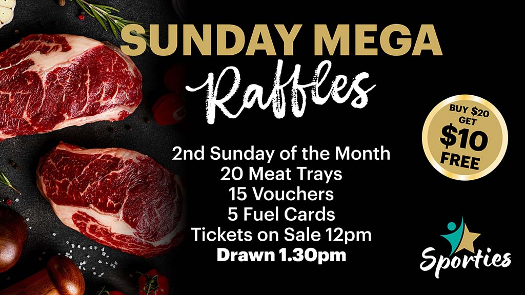 Taree League Sports Club - Sunday Mega Raffle Taree League Sports Club - Sunday Mega Raffle